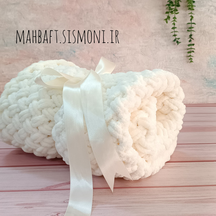 پتوی نوزادی آلیزپافی مدل ساده سایز 90*90